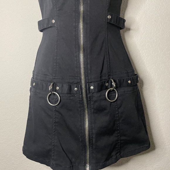 ๐SOLD๐ lip service vintage 90s institutionalized bondage mini dress - Picture 3 of 5